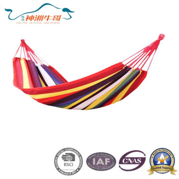 Rainbow promocional algodão lona hammock